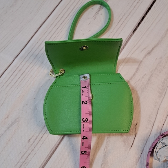 3 FOR 12 SALE Steve Madden BJEMMA Card Case Wallet - Green Flare - Picture 9 of 13